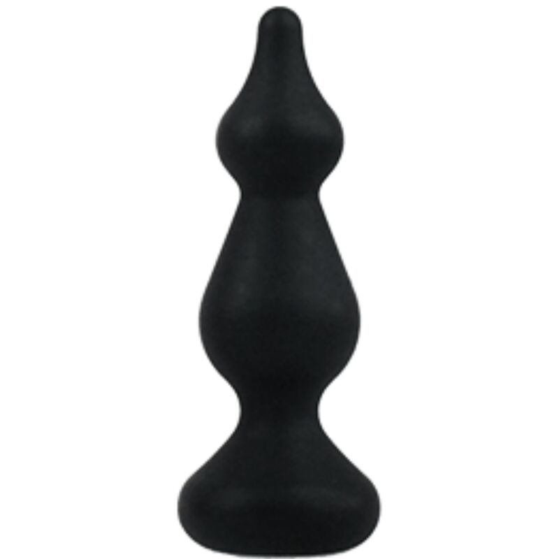 ADRIEN LASTIC - AMUSE PLUG ANAL SILICONE PRETO TAMANHO S