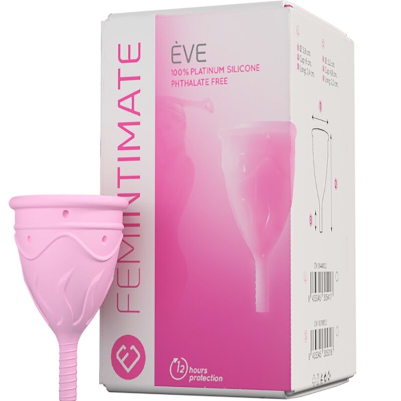 FEMINTIMATE - COPO MENSTRUAL DE SILICONE EVE TAMANHO L