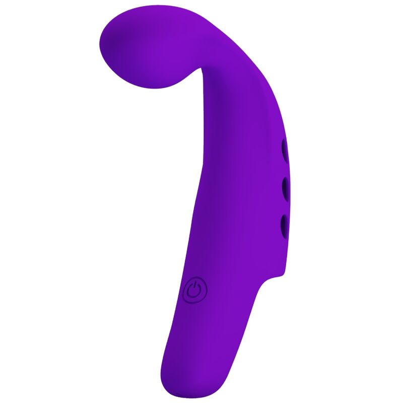 PRETTY LOVE - VIBRADOR DE DEDO RECARREGVEL GORGON ROXO