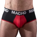 MACHO - MS26N SLIP PRETO/VERMELHO M