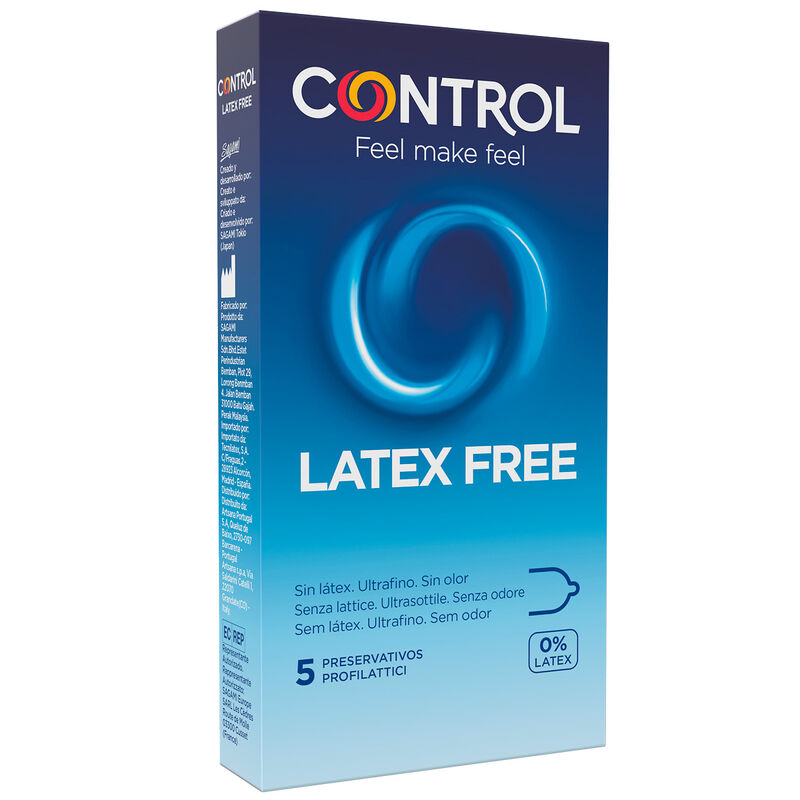 CONTROL - FREE SIN LATEX CONDOMS 5 UNITS