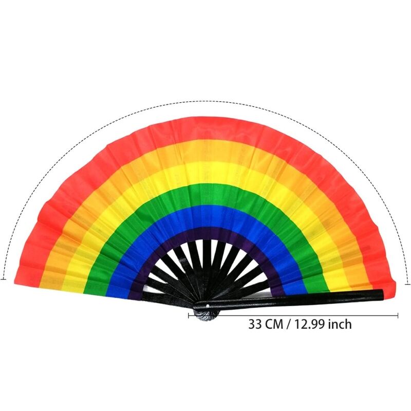 PRIDE -  LGTB HAND CRAFTED LARGE FAN