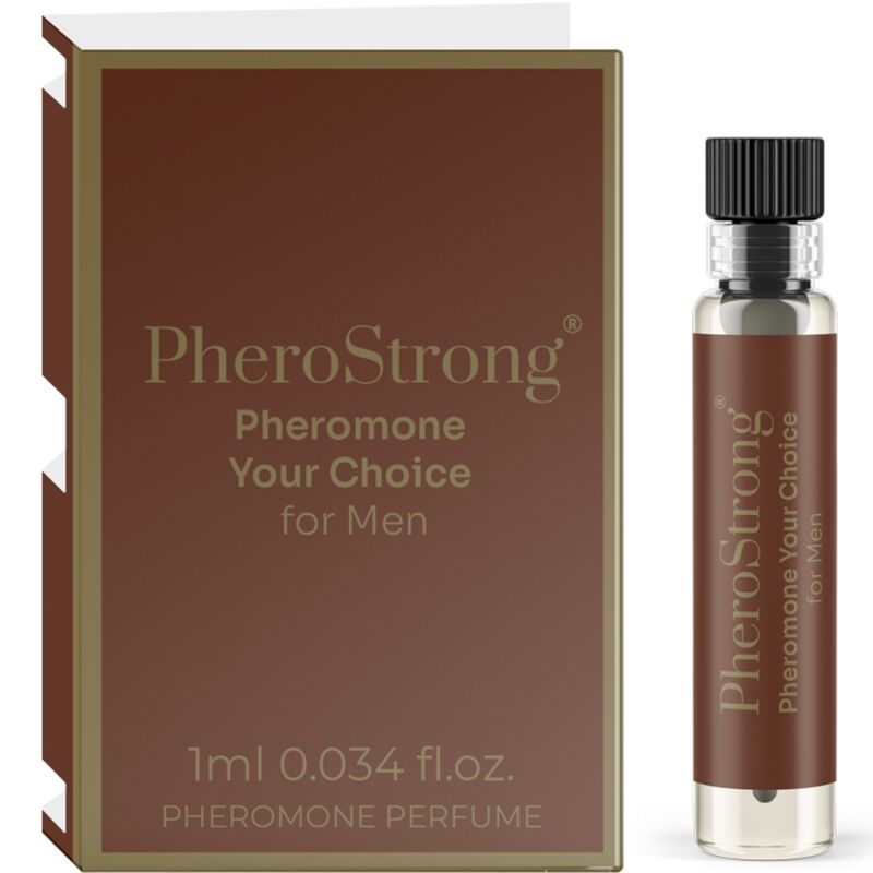 PHEROSTRONG - PERFUME DE FEROMONAS SUA ESCOLHA PARA HOMEM 1 ML