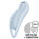 SATISFYER - ESTIMULADOR DE CLITÓRIS POCKET PRO 1 AZUL CLARO