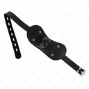 KINK - MÃSCARA BOCA BALL GAG COM FECHADURA AJUSTÃVEL 42-60 CM