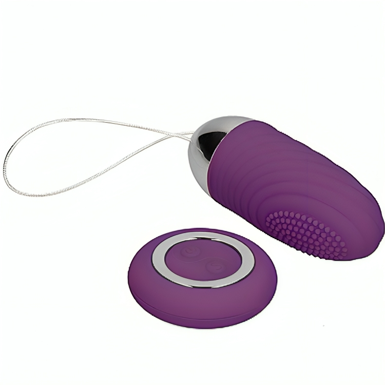 ARMONY - OVO VIBRATÃRIO GRANULAR JIUUY VIOLETA DE CONTROLE REMOTO