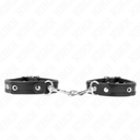 KINK - MINI PULSEIRAS PRETAS COM PREGOS AJUSTÃVEIS 16-22 CM X 2 CM