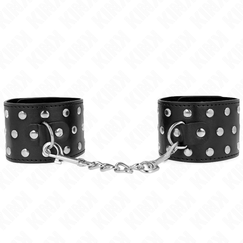 KINK - RETENÃÃES DE PULSO PUNK AJUSTÃVEIS 19-24 CM X 5,5 CM