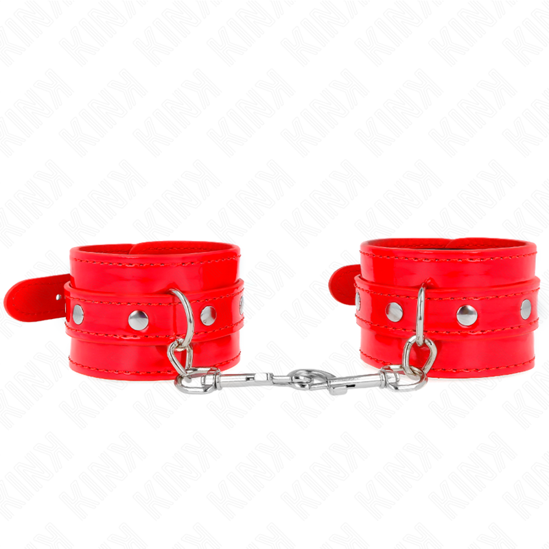 KINK - PUNHOS DE MÃO BRILHANTE VERMELHO AJUSTÃVEL 23-33 CM