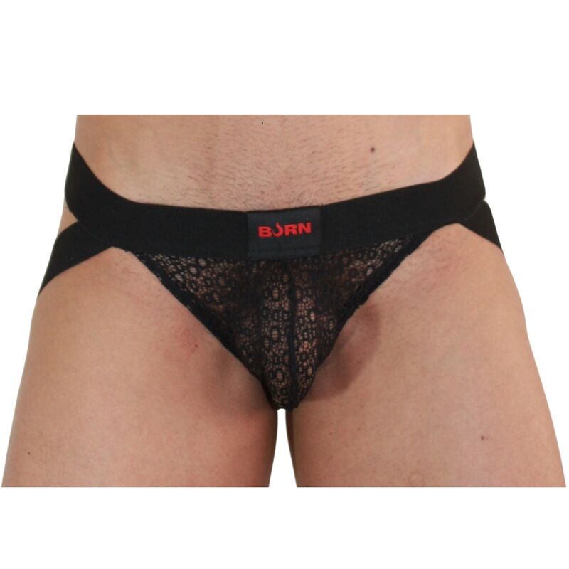 BURN - 005 JOCK LINGERIE PRETO S