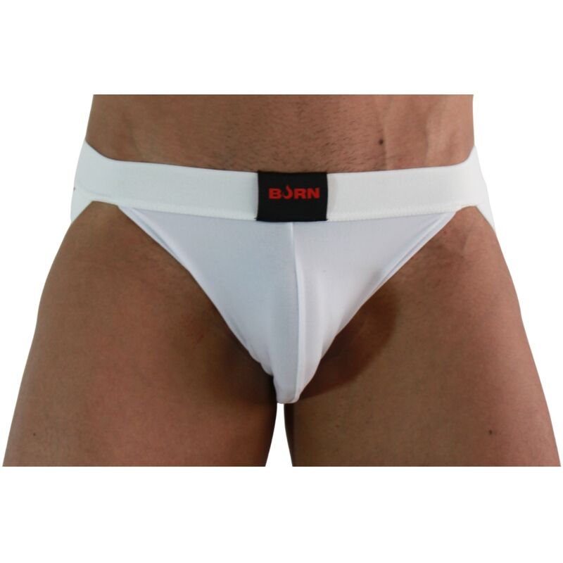 BURN - 007 JOCK LYCRA BRANCO S