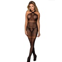 SUBBLIME - 951948 BODYSTOCKING DE REDE COM ALAS DE PESCOO CRUZADAS PRETO TAMANHO ÃNICO