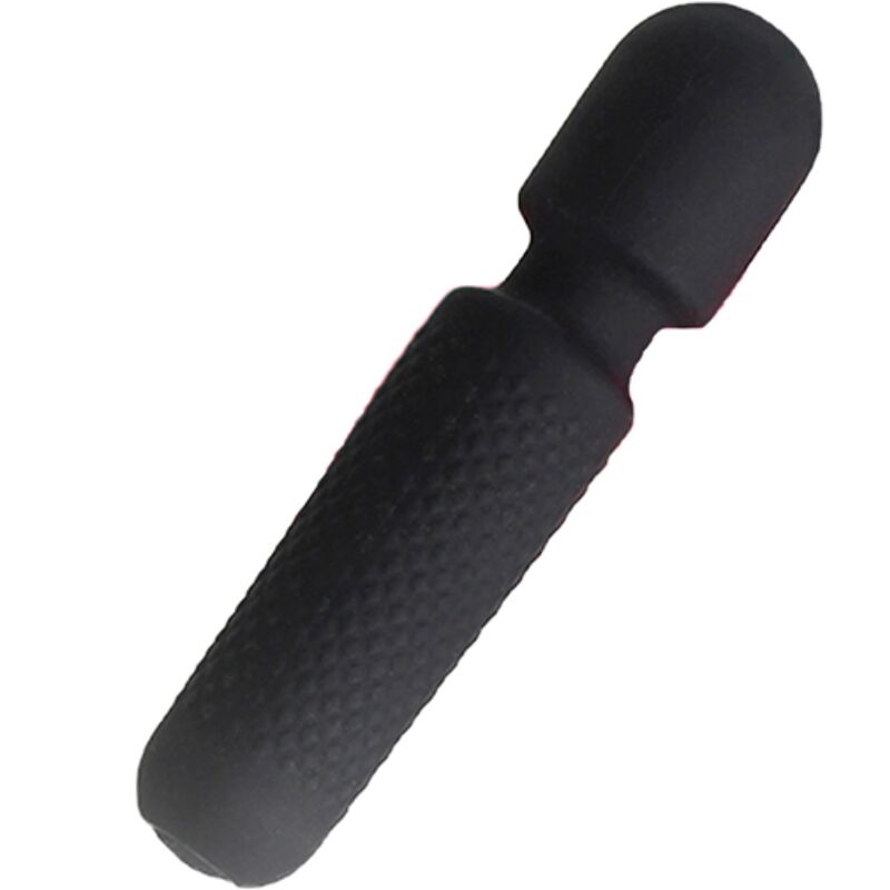 ARMONY - YOUR MAGIC MASSAGER E VIBRADOR RECARREGÃVEL 10 VIBRAÃÃES WAND DOTS PRETO