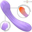 INTENSE - BECKY VIBRADOR 19 CM AQUECÃVEL 7 VIBRAÃÃES ROXO