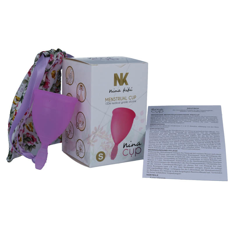 NINA KIKÍ - COPO MENSTRUAL ROXO TAMANHO S