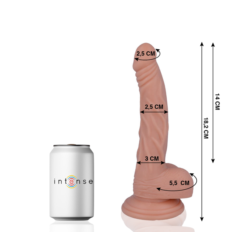 MR INTENSE - 12 REALISTIC COCK 18,2 -O- 2,5 CM