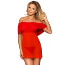 SUBBLIME DRESSES - SHORT DRESS + THONG RED L / XL