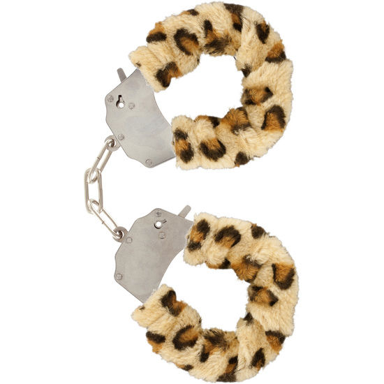 TOYJOY - PUNHOS FURRY FUN BONDAGE LEOPARDO