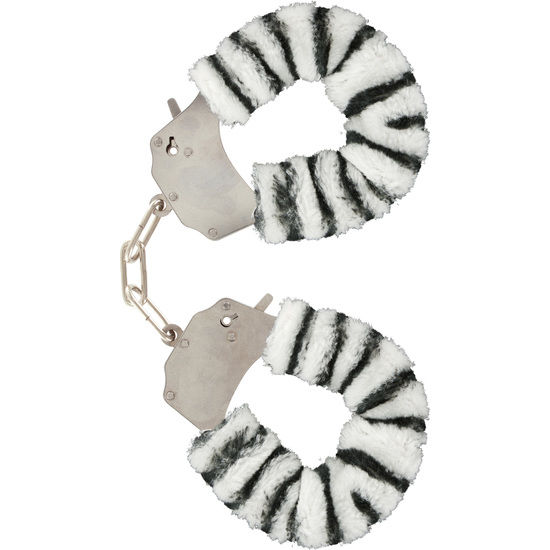 TOYJOY - PUNHOS FURRY FUN BONDAGE ZEBRA