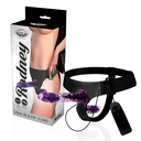 HARNESS ATTRACTION - RODNEY VIBRADOR DUPLO ROXO 18 X 3,5CM