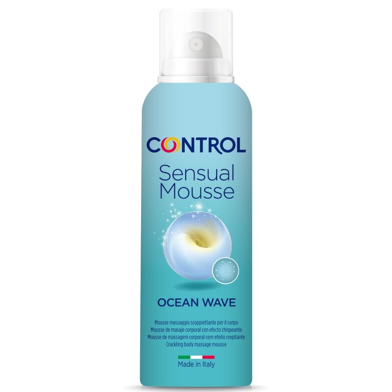 CONTROL - CREME DE MASSAGEM DE ONDAS SENSUAL MOUSSE 125 ML