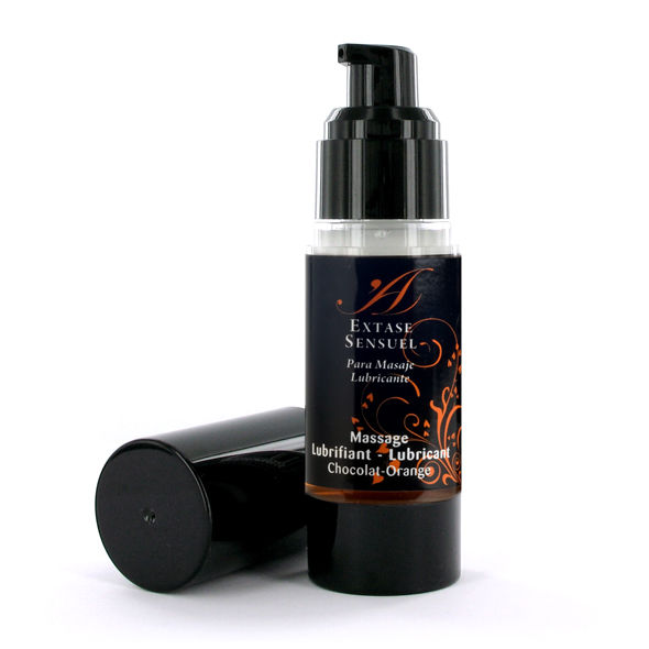 EXTASE SENSUAL - LUBRIFICANTE CHOCOLATE E LARANJA 30 ML