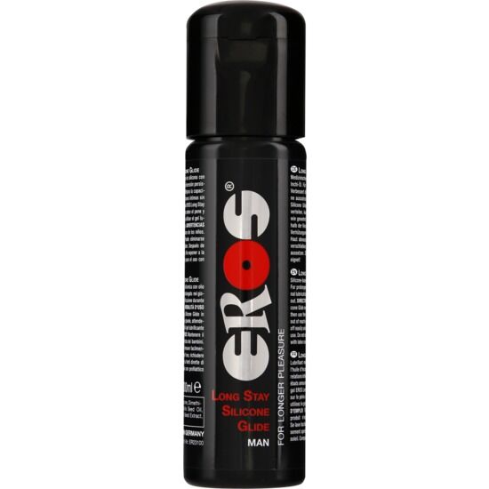 EROS - LUBRIFICANTE DE SILICONE DE LONGA DURAO PARA HOMENS 100 ML