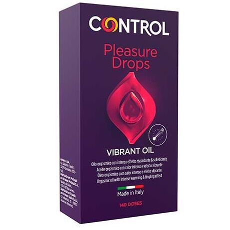 CONTROL - ÓLEO VIBRADOR DE GOTAS DE PRAZER