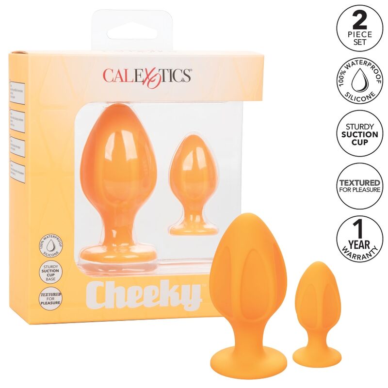 CALIFORNIA EXOTICS - CHEEKY BUTTPLUG LARANJA