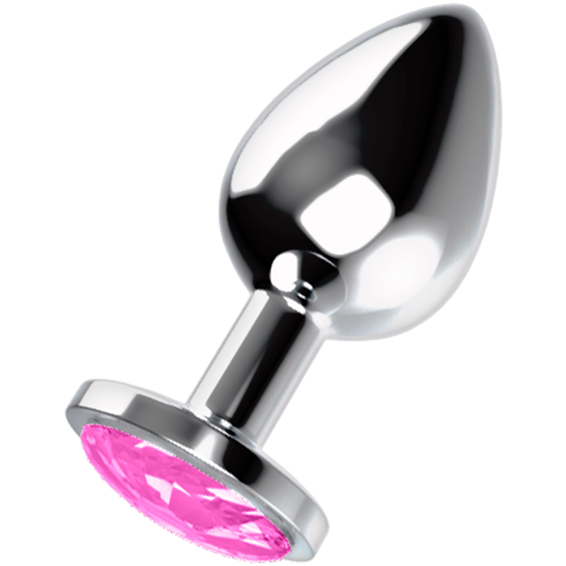 OHMAMA - PLUG ANAL COM CRISTAL ROSA M