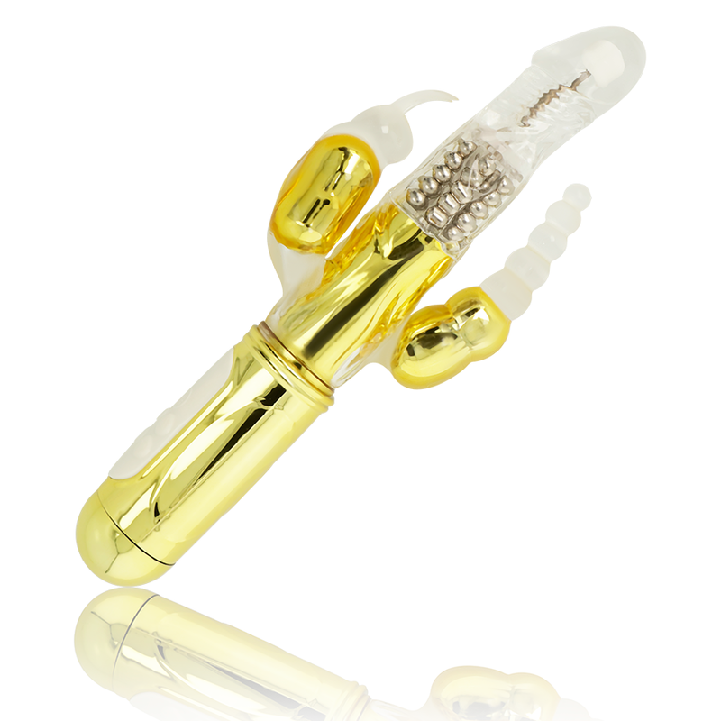 OHMAMA - VIBRADOR MULTIFUNCIONAL DOURADO