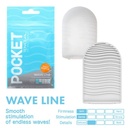 TENGA - MASTURBADOR DE BOLSO WAVE LINE