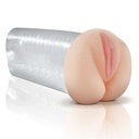 EXTREME TOYZ - MASTURBADOR DE VAGINA NATURAL - TRANSPARENTE