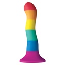 ORGULHO - BANDEIRA LGBT ONDA DILDO 17 CM