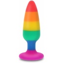 ORGULHO - BANDEIRA LGBT PLUG HUNK 10,5 CM