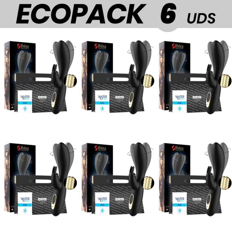 ECOPACK 6 UNIDADES - IBIZA VIBRADOR ROTATIVO COELHO