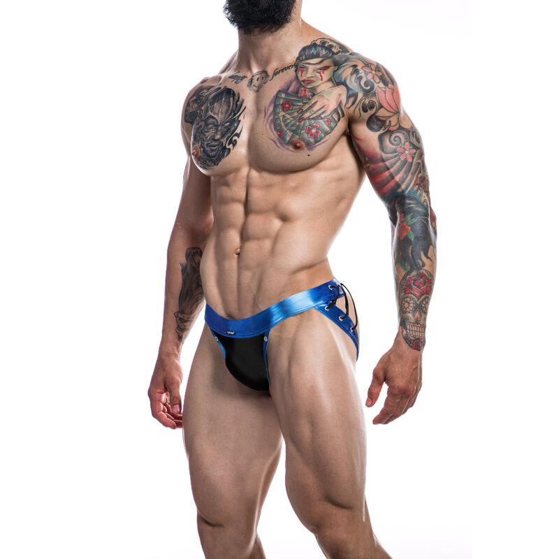 CUT4MEN - JOCKSTRAP DESIRE BLUE COURO S