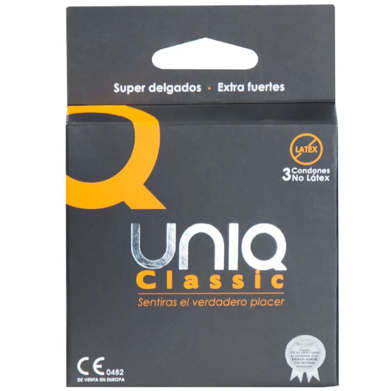 UNIQ - CLASSIC SEM LÁTEX PRESERVATIVOS 3 UNIDADES