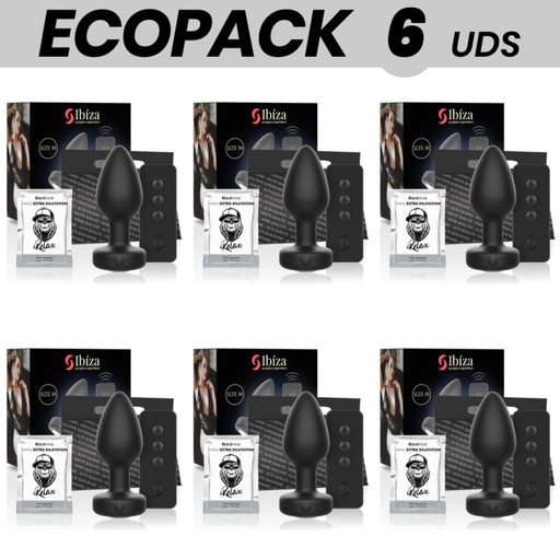 ECOPACK 6 UNIDADES - IBIZA PLUG ANALCONTROLE REMOTO TAMANHO M