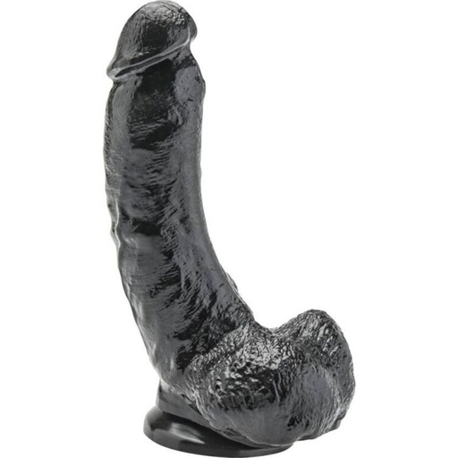 GET REAL - DILDO 20,5 CM COM BOLAS PRETAS