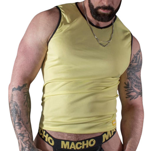 MACHO - T-SHIRT AMARELO L/XL