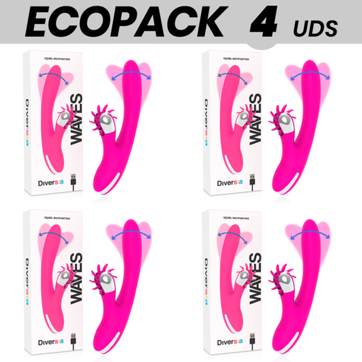 ECOPACK 6 UDS - DIVERSIA BUNNY WAVES 24 CM