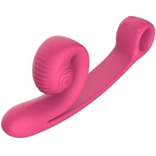 SNAIL VIBE - VIBRADOR CURVA CARACOL VIBE ROSA