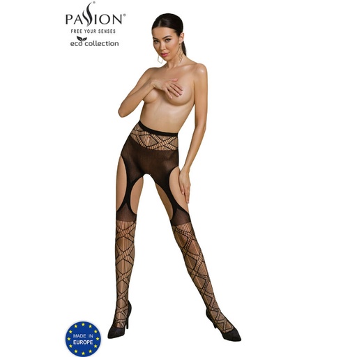 PASSION - COLEO ECO BODYSTOCKING ECO S005 PRETO