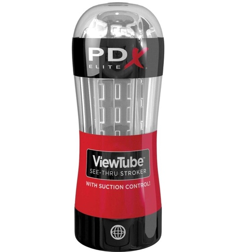 PDX ELITE - STROKER VIEWTUBE CONTROL SUCO TRANSPARENTE