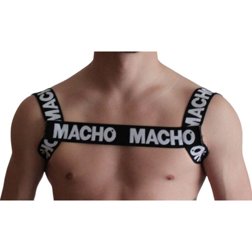 MACHO - ARNÊS DUPLO PRETO