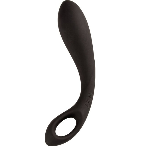 ALIVE - MASSAGEM ANAL CORAÇÃO NEGRO 15 CM