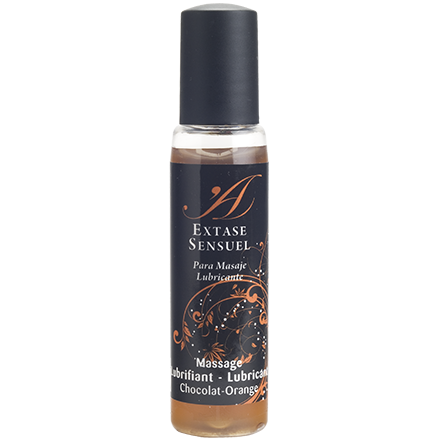 EXTASE SENSUAL - LUBRIFICANTE DE VIAGEM CHOCOLATE E LARANJA 35 ML