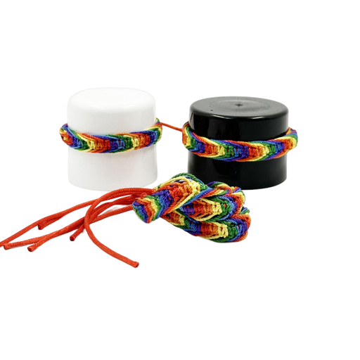 PRIDE - LGBT FLAG BRAIDED THREADS BRACELET