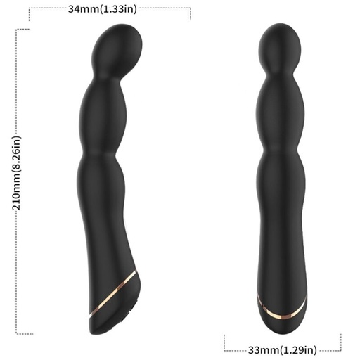 ARMONY - VIBRADOR BAMBU AJUSTVEL PRETO